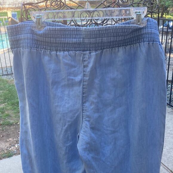 Vintage America Boho Light Wash Pull-On Pants Size S - Picture 7 of 14